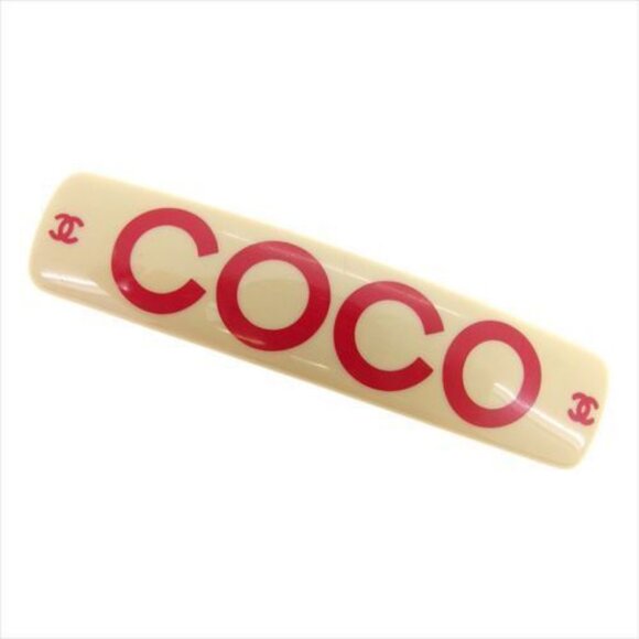 Chanel Valletta COCO Beige Red Woman Authentic - Picture 1 of 6